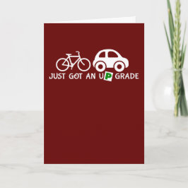 Tarjeta Festiva Acabo de obtener un mejor grado de conducción