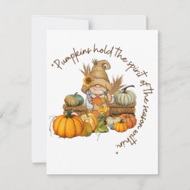 Tarjeta Festiva acción de gracias