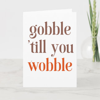 Tarjeta Festiva Acción de gracias