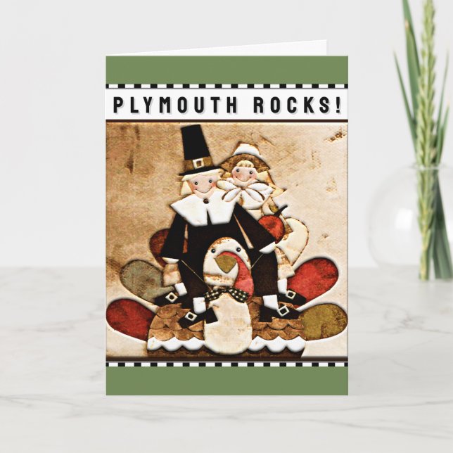 Tarjeta Festiva Acción de Gracias Creativa (Anverso)