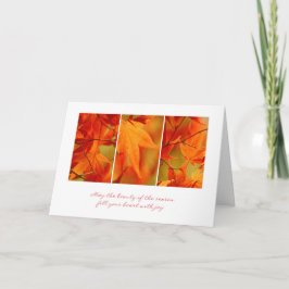 Tarjeta Festiva Acción de Gracias de Negocios