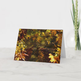 Tarjeta Festiva Acción de gracias del negocio todos nosotros