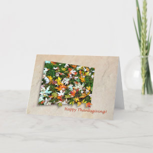 Tarjeta Festiva ¡Acción de gracias feliz!