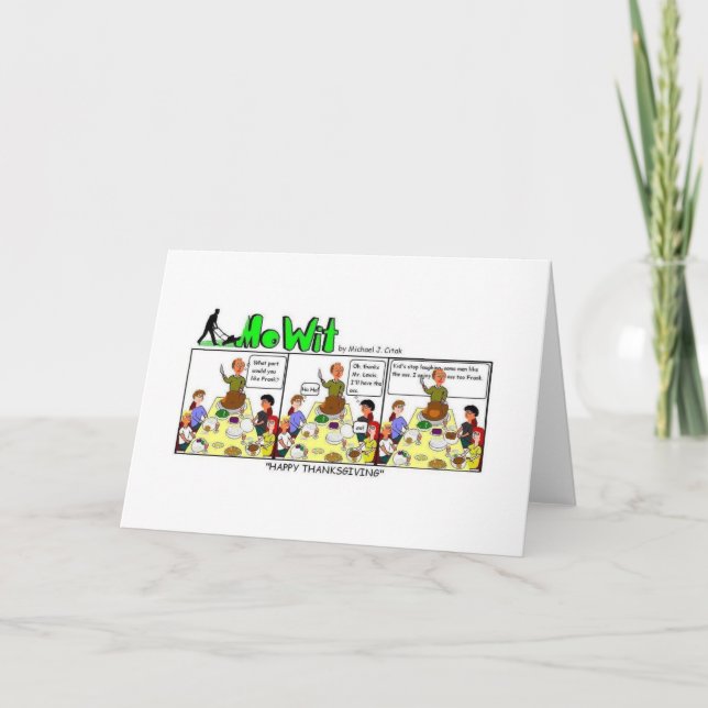 Tarjeta Festiva Acción de gracias feliz (Anverso)