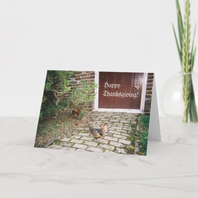 Tarjeta Festiva Acción de Gracias, Robert E. Lee Estate, Virginia (Anverso)