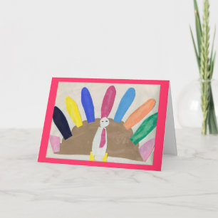 Tarjeta Festiva Acción de Gracias Turquía