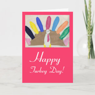Tarjeta Festiva Acción de Gracias Turquía