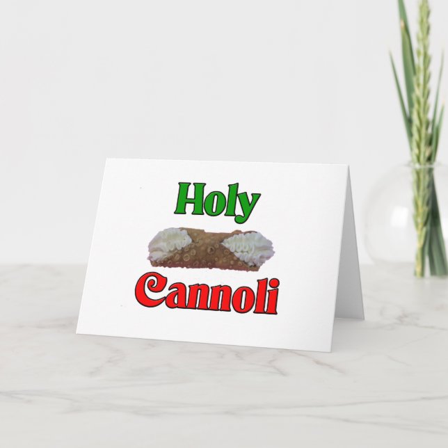 Tarjeta Festiva Acebo Cannoli (Anverso)