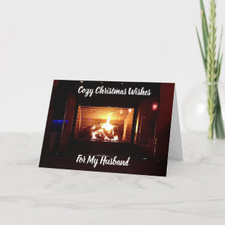 TARJETA FESTIVA ACOGEDORES NAVIDADES DESEAN MI "ESPOSO"