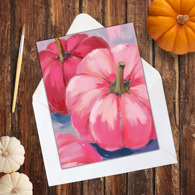 Tarjeta Festiva Acuarela de las calzas rosadas de bonito (Subido por el creador)