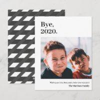 Adiós, 2020. Foto divertida moderna