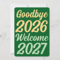 Adiós 2026 Bienvenido 2027