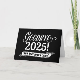 Tarjeta Festiva Adiós Año Nuevo 2023