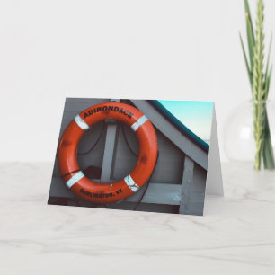 Tarjeta Festiva adirondack ferry lifesaver