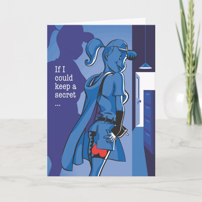 Tarjeta Festiva Admirador secreto (Anverso)