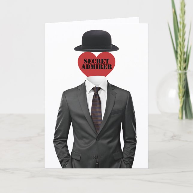 Tarjeta Festiva Admirador secreto (Anverso)