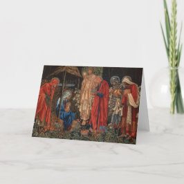 Tarjeta Festiva Adoración de los Magos