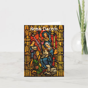 Tarjeta Festiva Adoración en vidrio