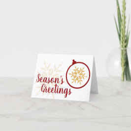 Tarjeta Festiva Adorno Minimalista