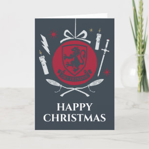 Tarjeta Festiva Adorno Navideño Gráfico de GRYFFINDOR™