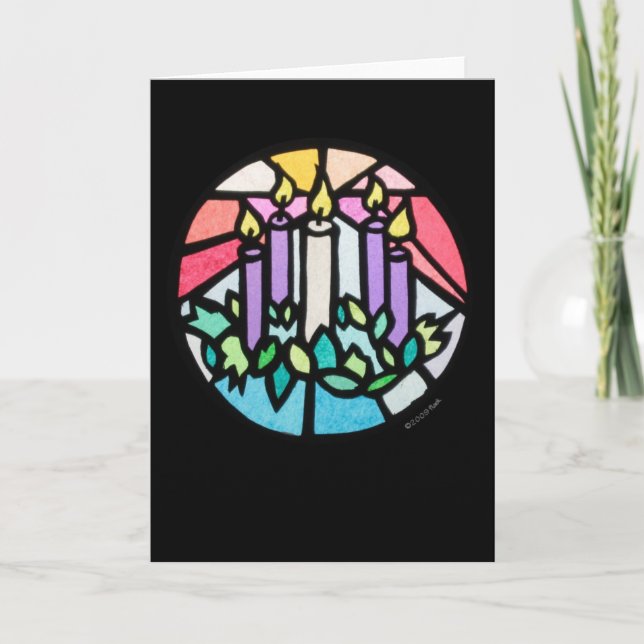 Tarjeta Festiva advenimiento (Anverso)