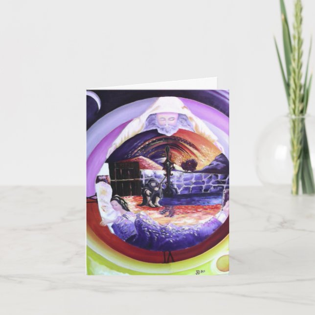 Tarjeta Festiva Advent in Time (Anverso)