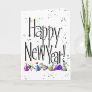 TARJETA FESTIVA ¡AFORTUNADO AÑO NUEVO!