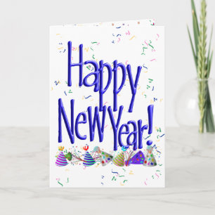 TARJETA FESTIVA ¡AFORTUNADO AÑO NUEVO!