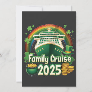 Tarjeta Festiva Afortunado crucero familiar 2025