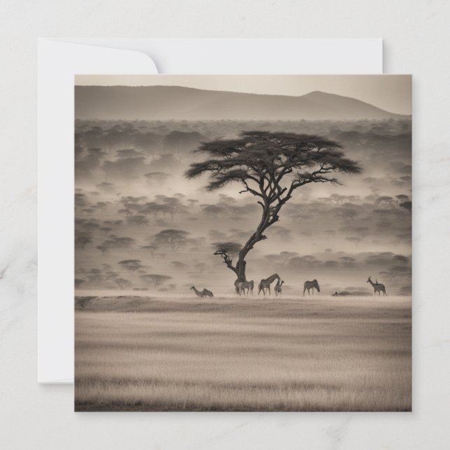 Tarjeta Festiva África (Anverso)