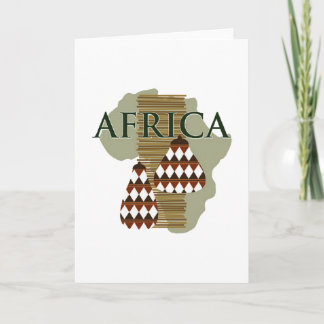 Tarjeta Festiva África - Rica en Historia