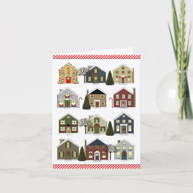 Tarjeta Festiva Agente inmobiliario (Anverso)