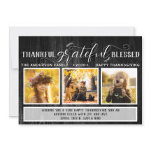 Agradecido Agraciado Bendecido Foto Día de Acción 