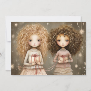 Tarjeta Festiva Agradecido por tu amistad: un saludo navideño