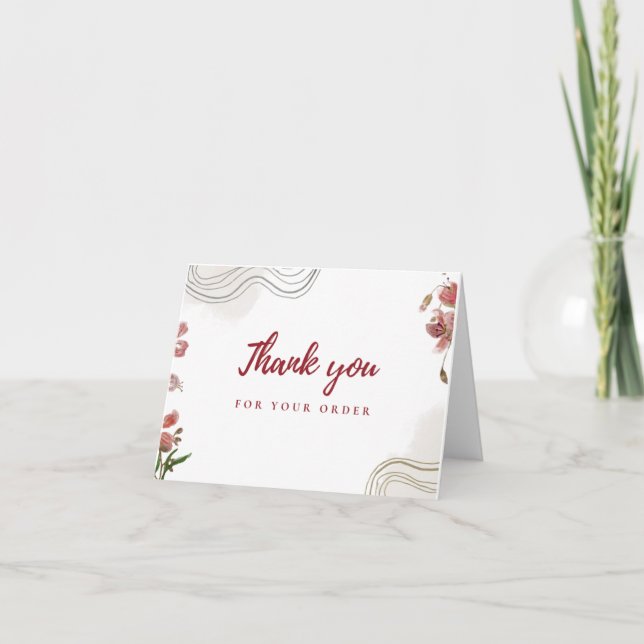 Tarjeta Festiva Agradecidos más allá de las palabras (Anverso)