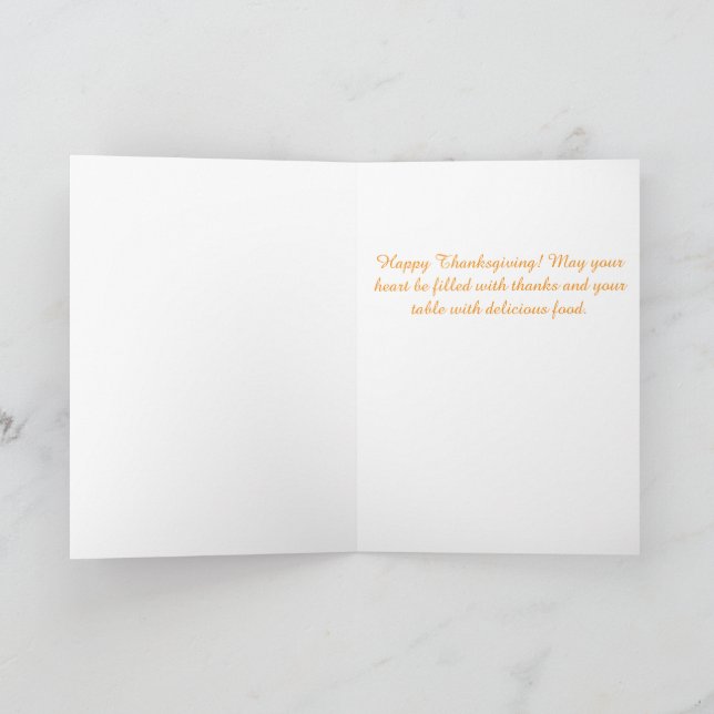 Tarjeta Festiva Agradecidos y bendecidos (Interior)