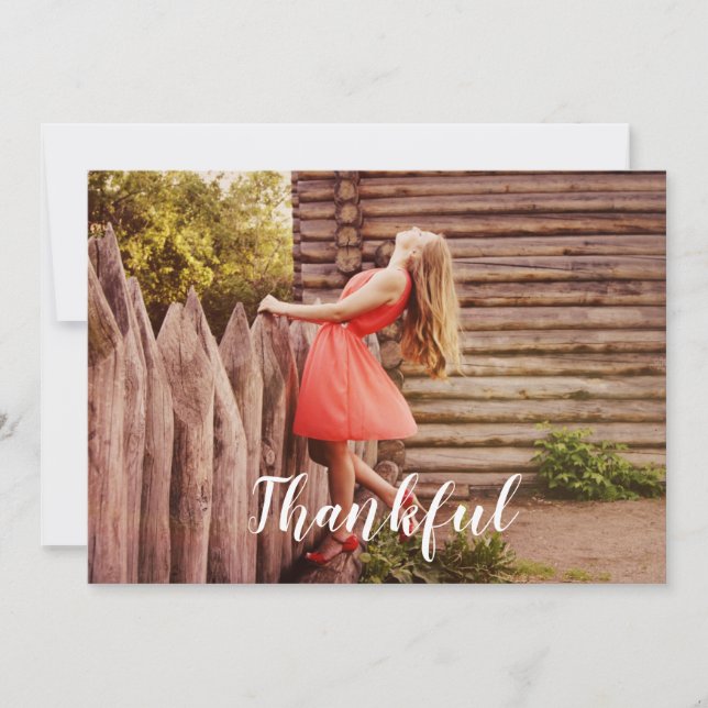 Tarjeta Festiva Agradecimiento (Anverso)