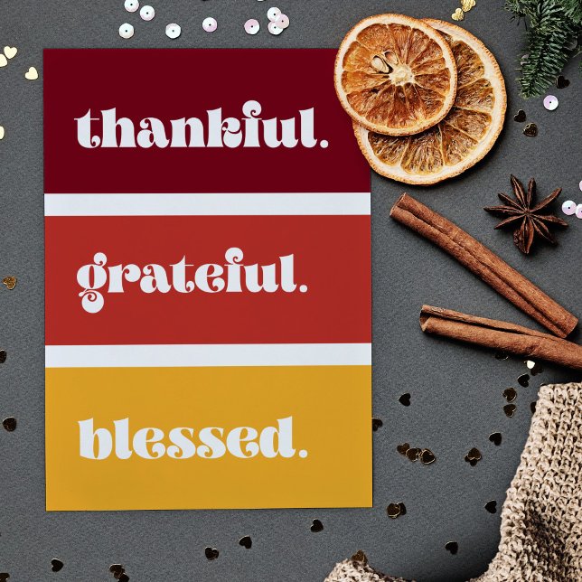 Tarjeta Festiva Agradecimiento Agradecimiento Acción de Gracias (Subido por el creador)