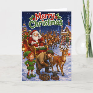 Tarjeta Festiva Agradecimiento corporativo de invierno para client