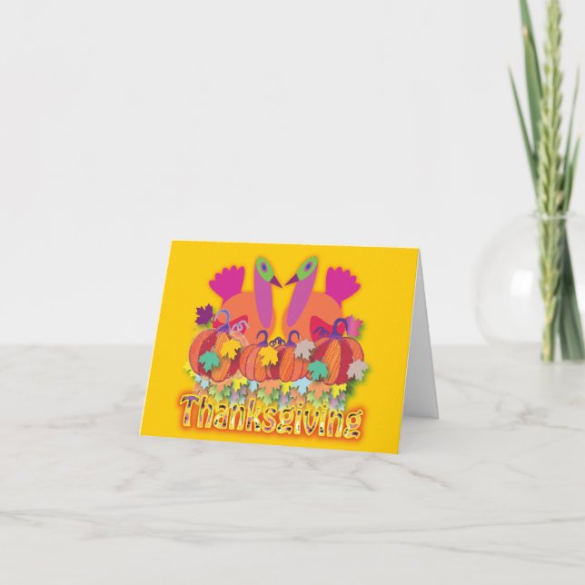 Tarjeta Festiva agradecimientos (Anverso)