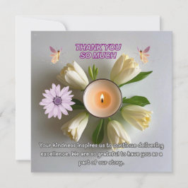 Tarjeta Festiva Agradecimientos todos los días