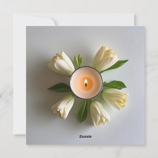 Tarjeta Festiva Agradecimientos todos los días (Reverso)