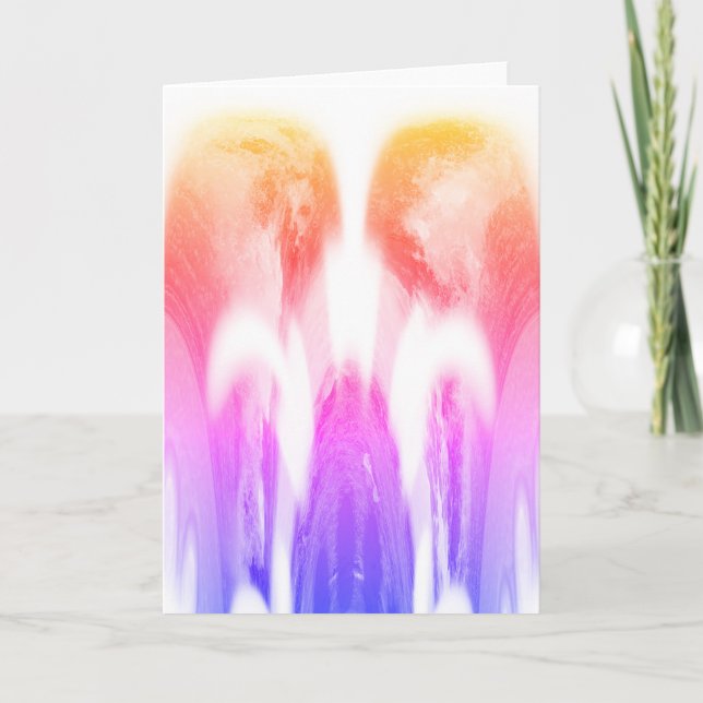 Tarjeta Festiva Agua marina (Anverso)