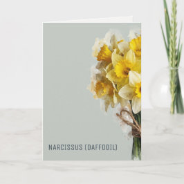 Tarjeta Festiva Aguadas de Narcisos | Día de la Madre Ingenioso