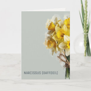 Tarjeta Festiva Aguadas de Narcisos   Día de la Madre Ingenioso