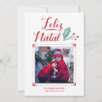 Aguarela y Caligrafia | Feliz Natal