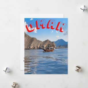 Tarjeta Festiva Aguas serenas y montañas majestuosas