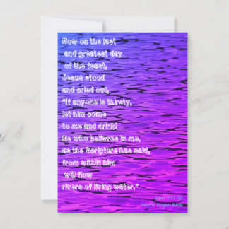 Tarjeta Festiva Aguas vivas -