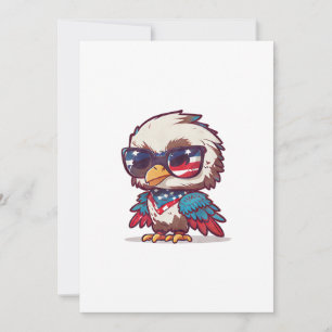 Tarjeta Festiva Águila Americana