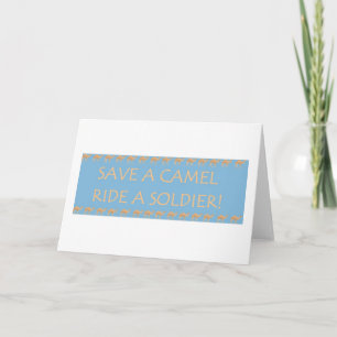 Tarjeta Festiva Ahorre un camello 2